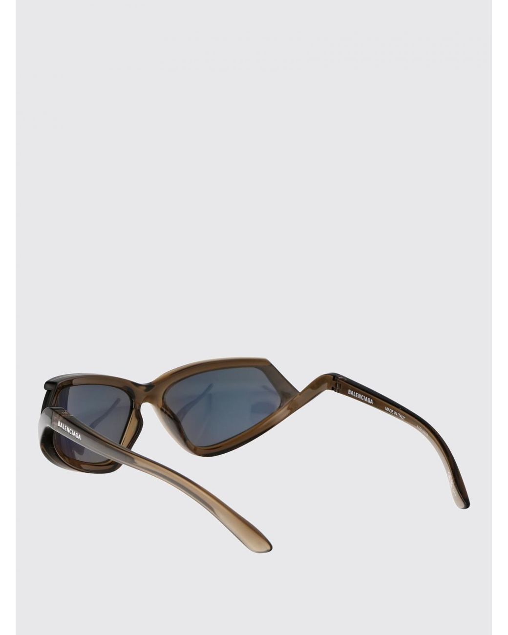 Balenciaga Natural Bb0289S Sunglasses Mirrored Lenses for men