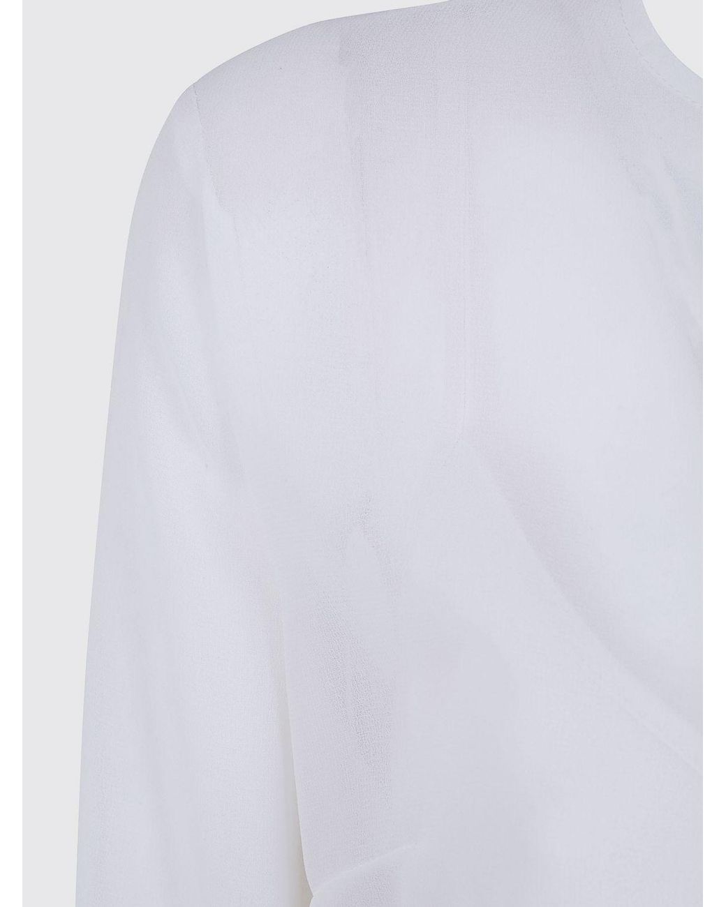 Blusa A Maniche Lunghe di P.A.R.O.S.H. in White