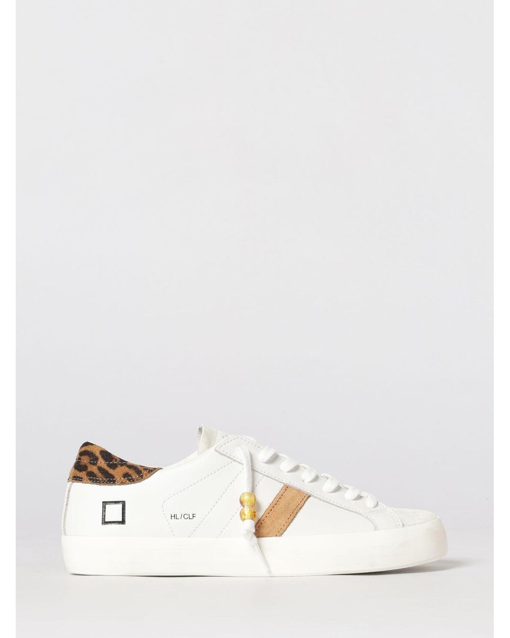 Date White Leather Hill Sneakers