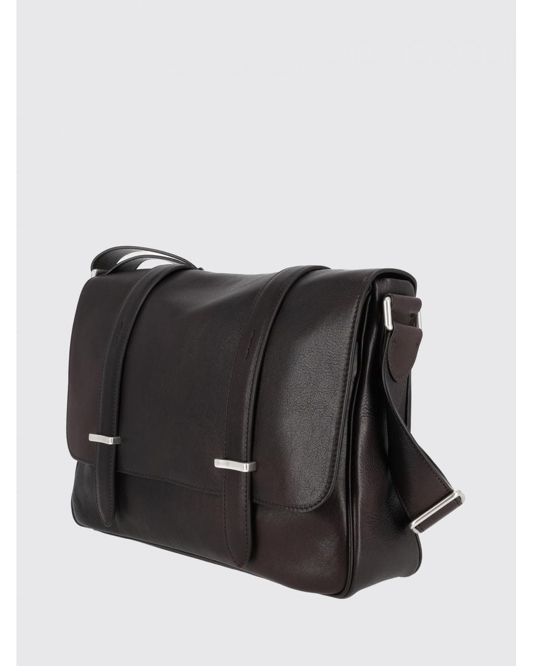 Orciani Black Shoulder Bag for men