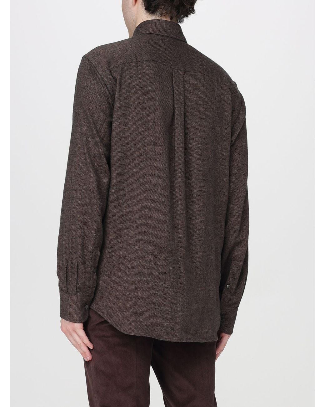Brooksfield Brown Shirt for men