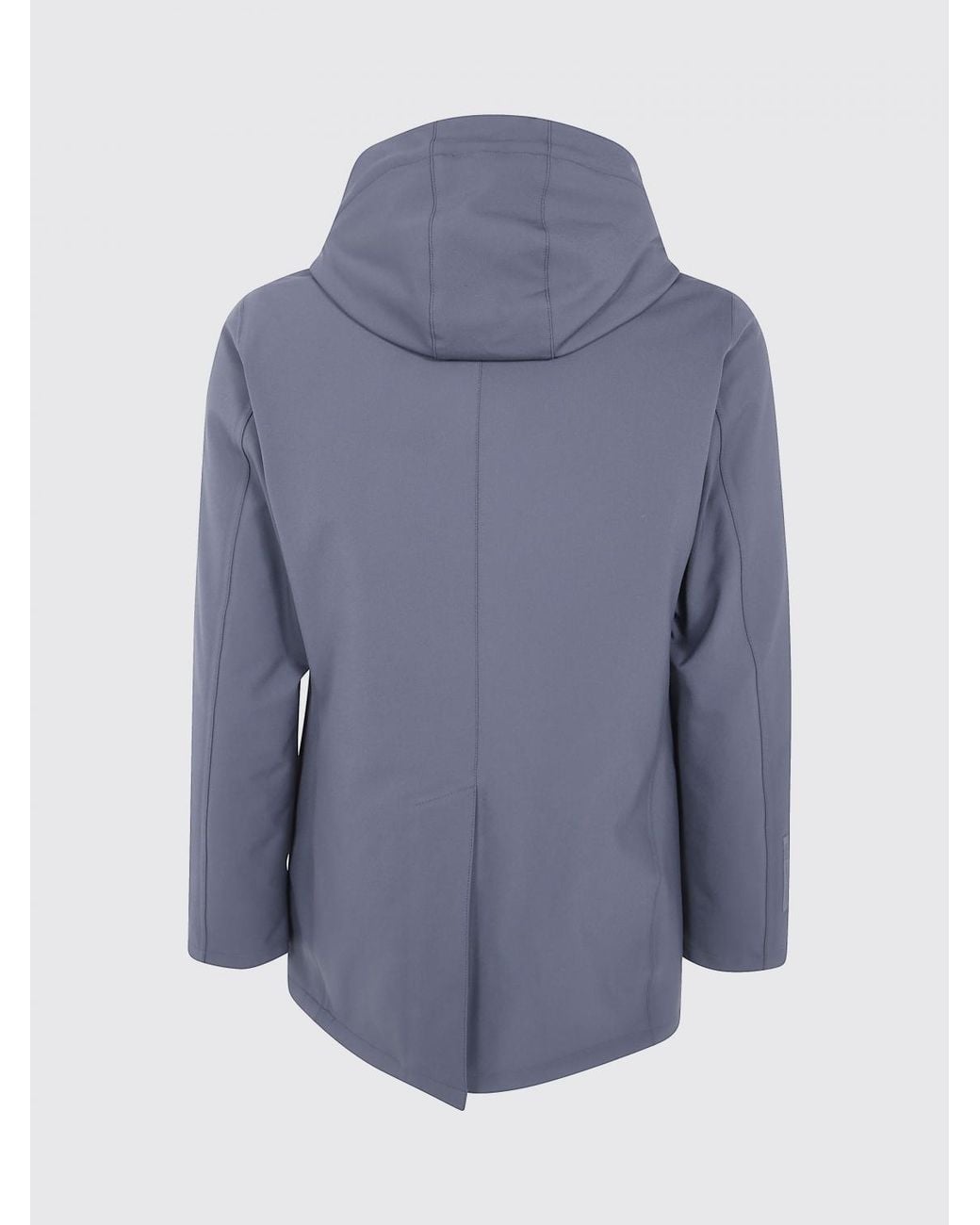 People Of Shibuya Blue Hachiko Short Technical Fabric Parka With Primaloft Padding for men