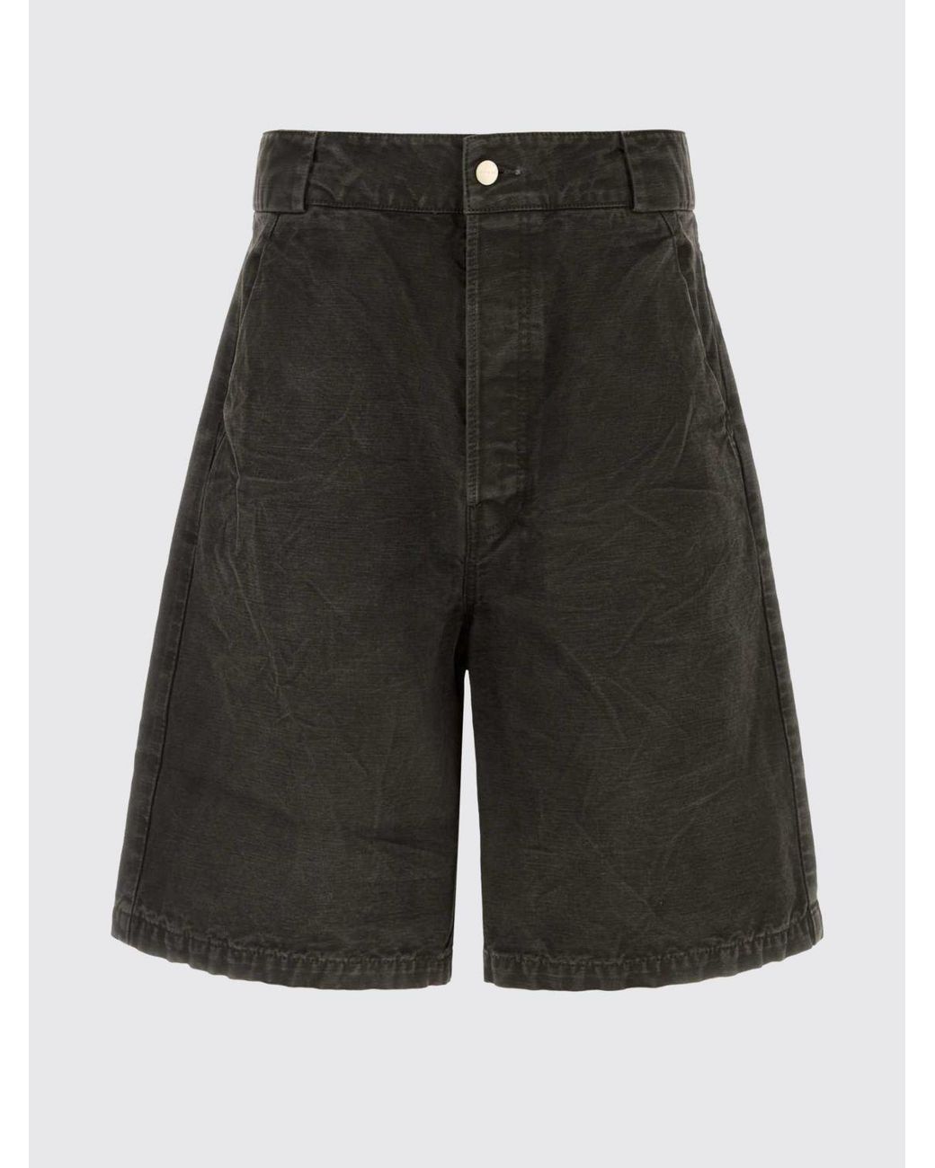 Fear Of God Gray High-Waisted Cotton Sport Shorts With Slash Pockets for men