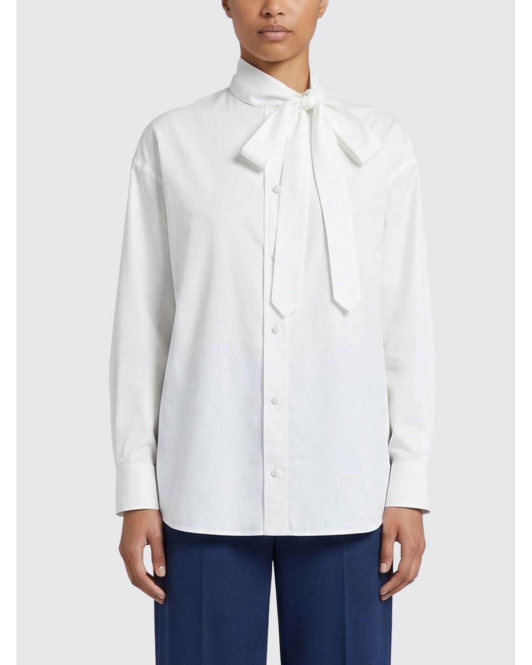 KENZO White Cotton Poplin Shirt