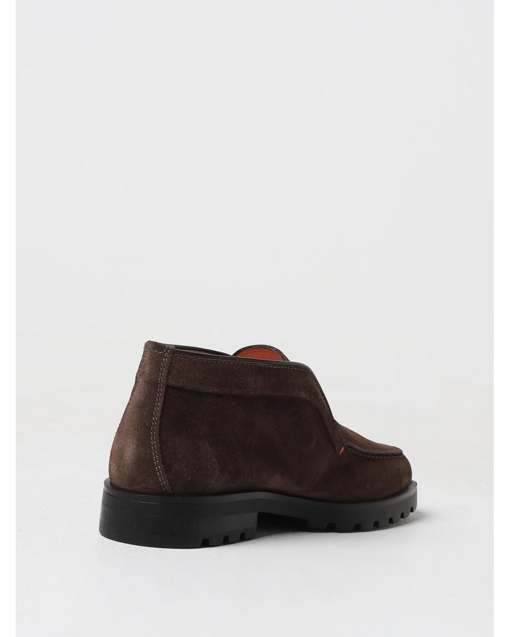 Santoni Brown Chukka Boots for men