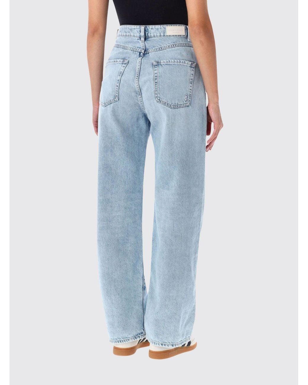 ICON DENIM Blue Poppy High-Waisted Wide Leg Jeans