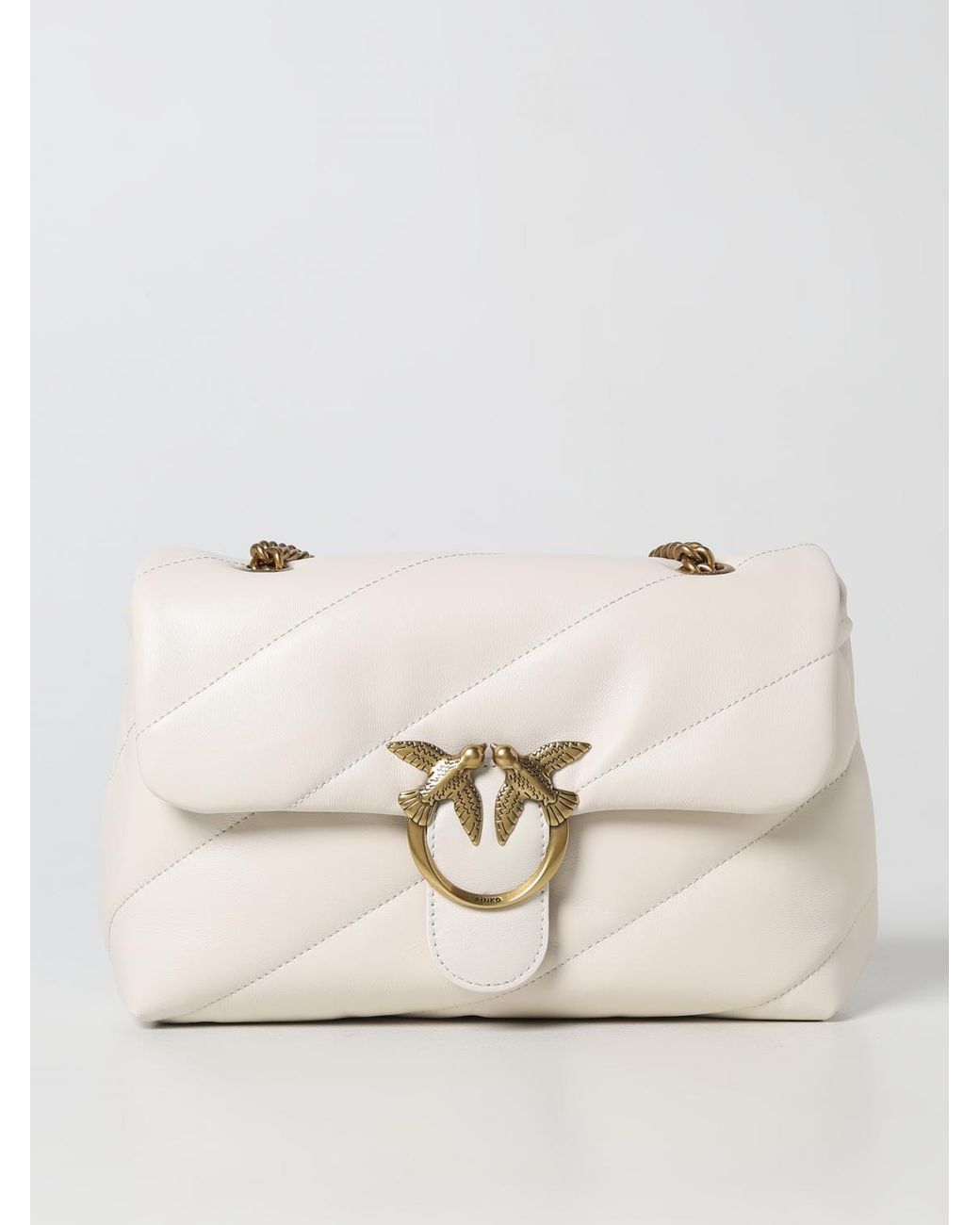 Pinko Natural Love Bag Puff Quilted Nappa Bag