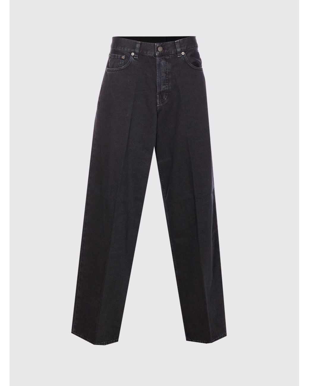 Haikure Black Straight Leg Denim Jeans