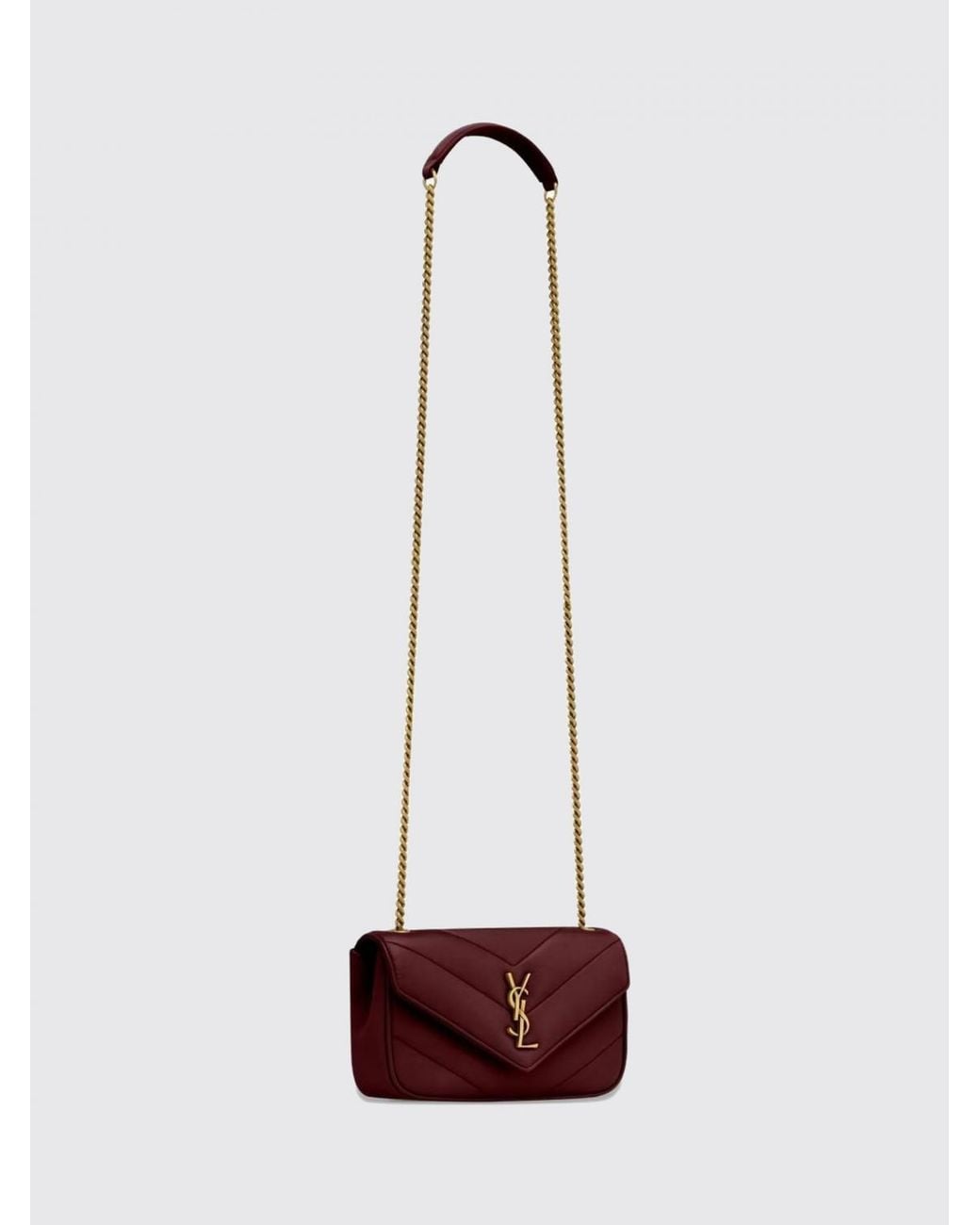 Saint Laurent White Shoulder Bag