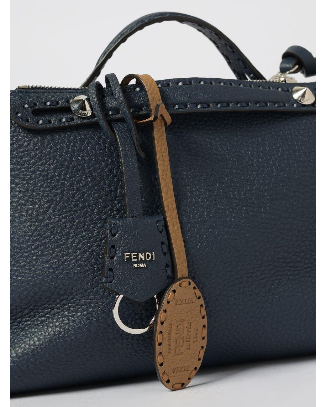 Fendi Blue By The Way Selleria Medium Bag