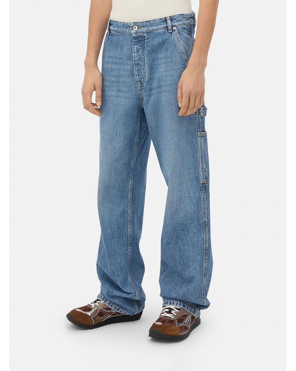 Bottega Veneta Blue Carpenter Jeans Relaxed Fit for men