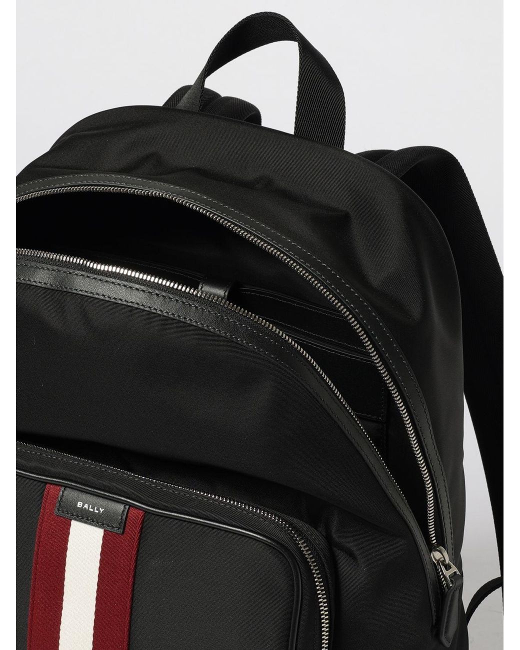 Bally Black Nylon Backpack for men
