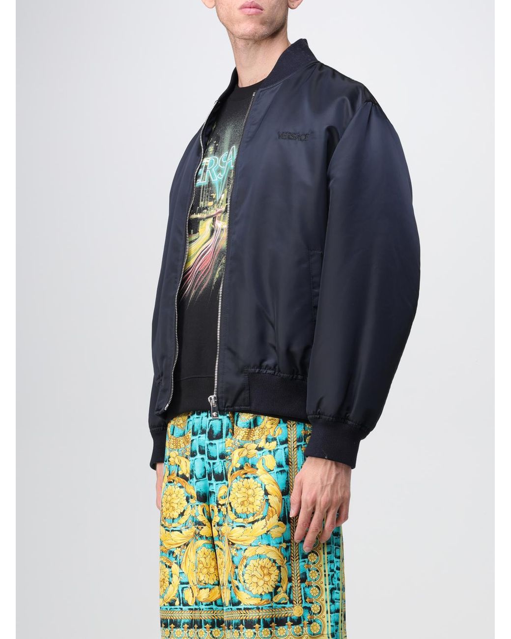 Versace Blue Jacket for men
