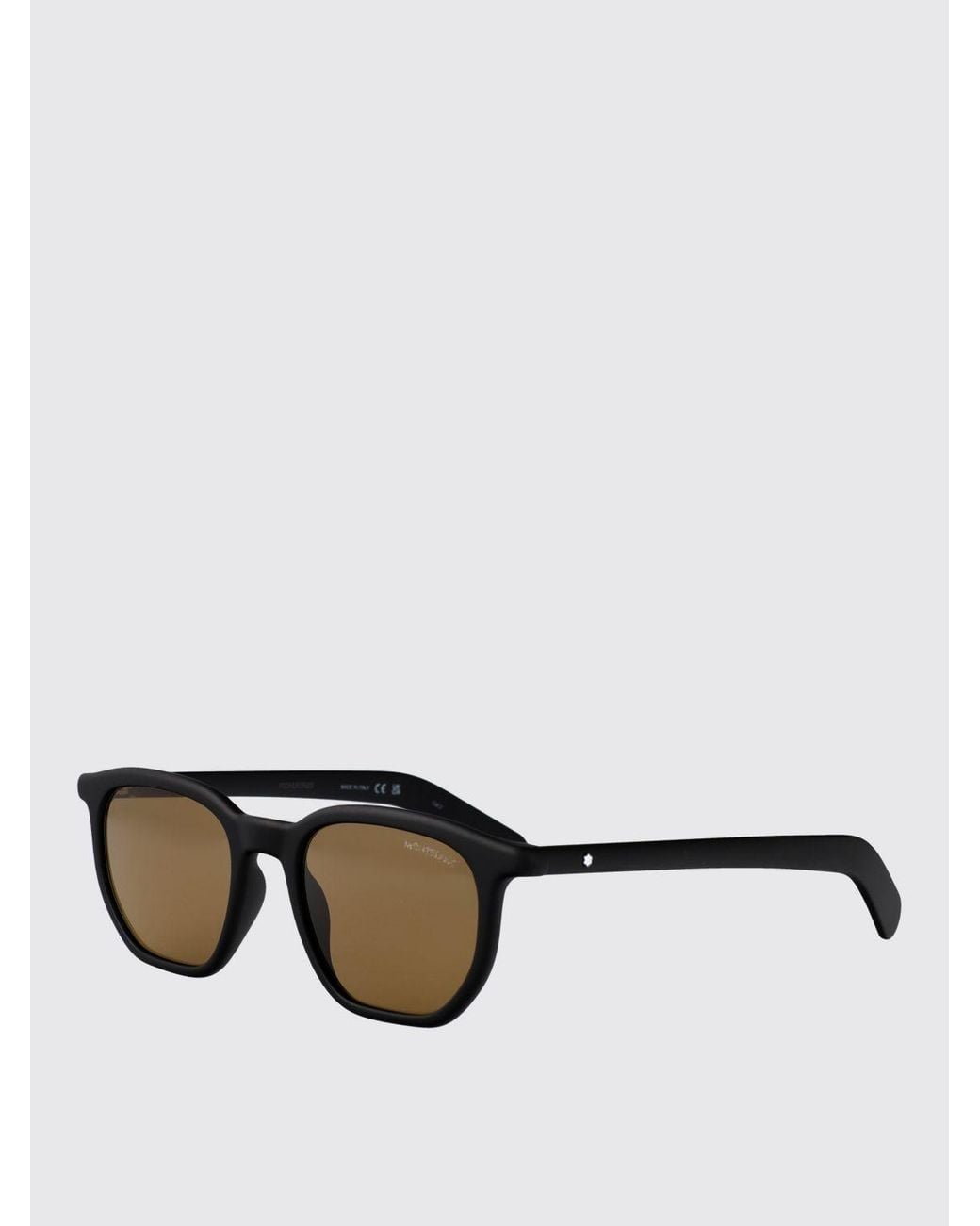 Montblanc White Acetate Sunglasses for men