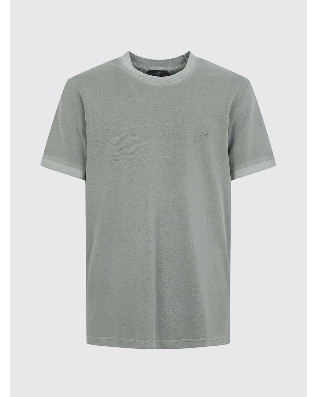 Camiseta Hombre Fay de hombre de color Gray