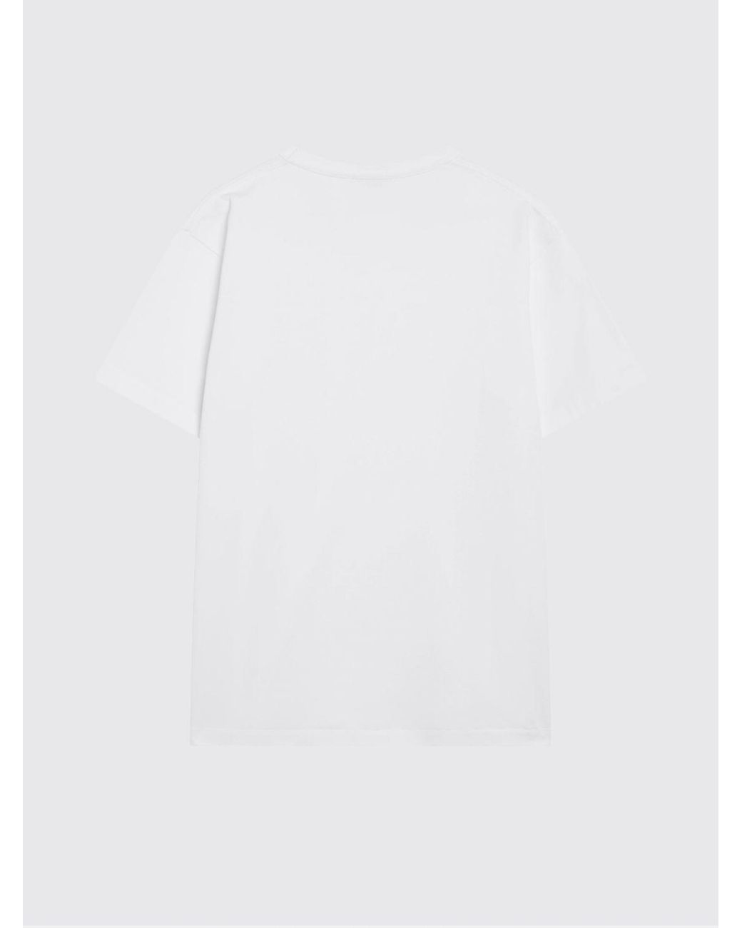 J.W. Anderson White Basic Cotton T-Shirt for men