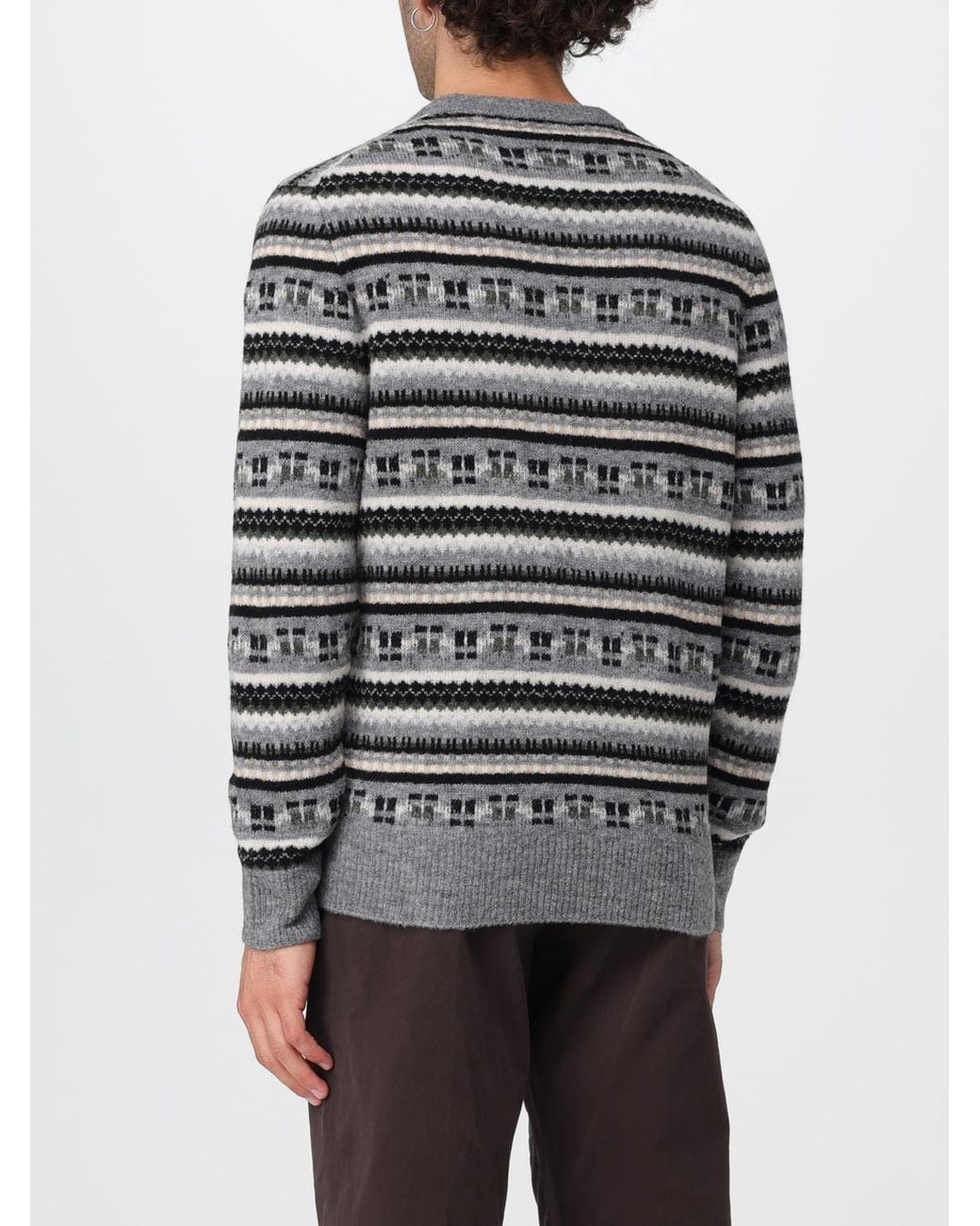 Ballantyne Gray Jumper for men