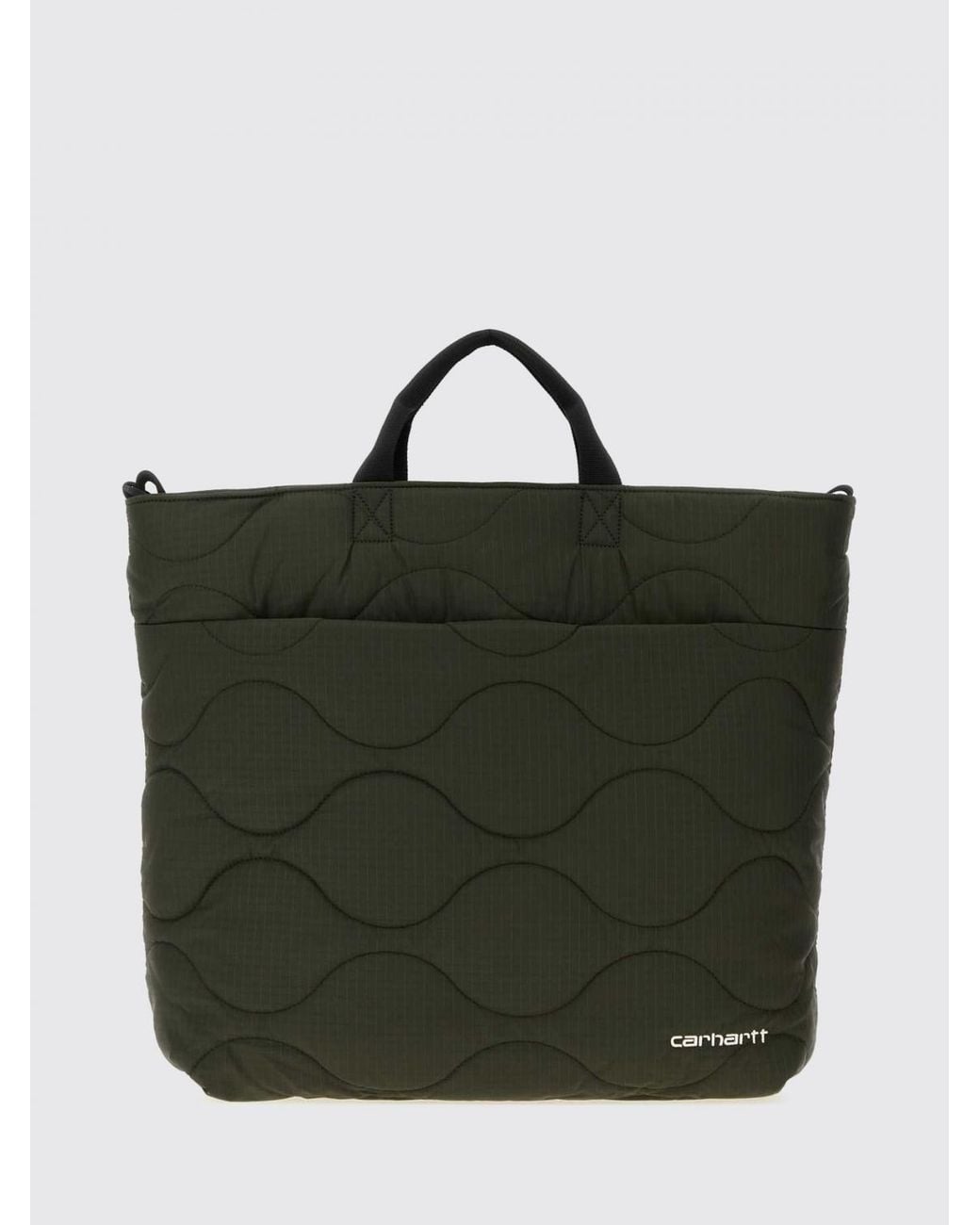 Carhartt Green Skye Quilted Water-Repellent Ripstop Nylon Tote Bag for men