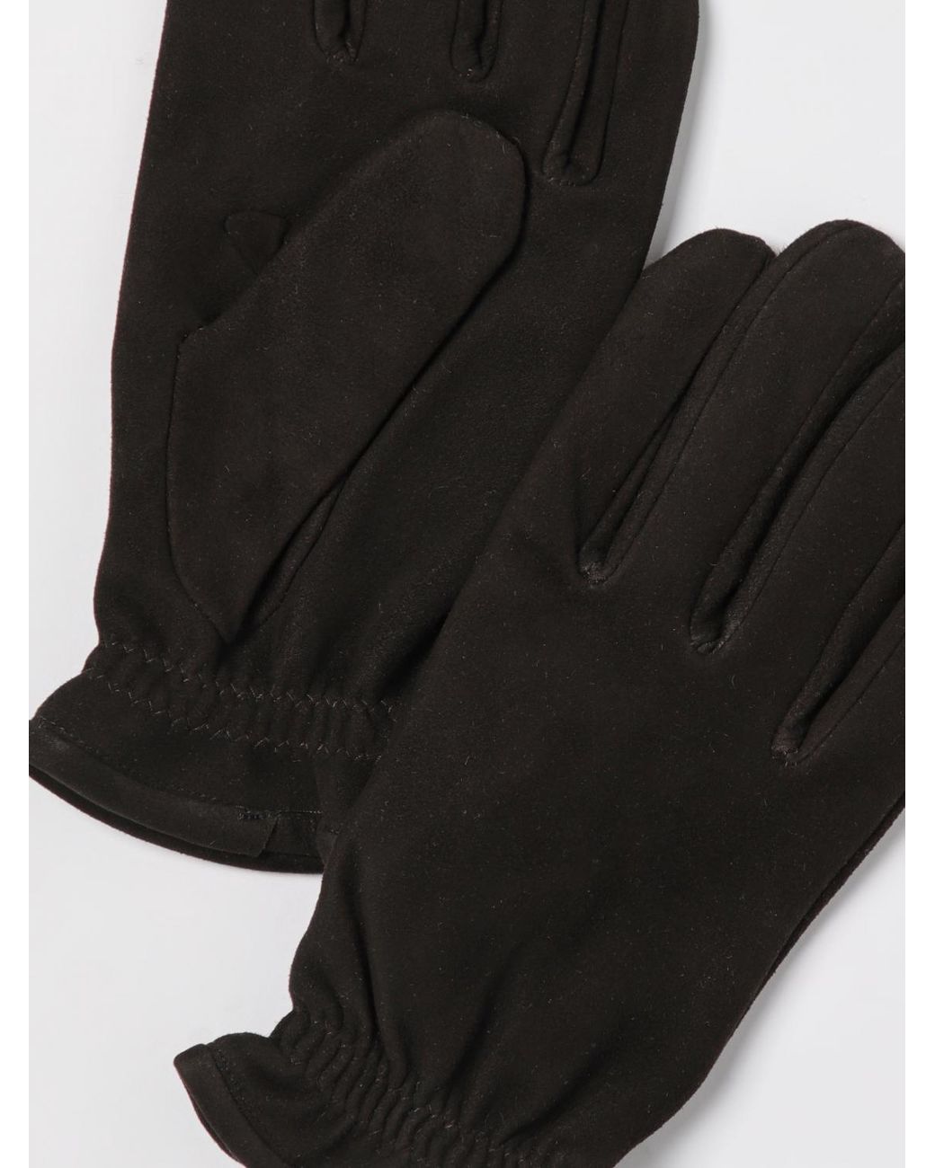 Orciani Black Gloves for men