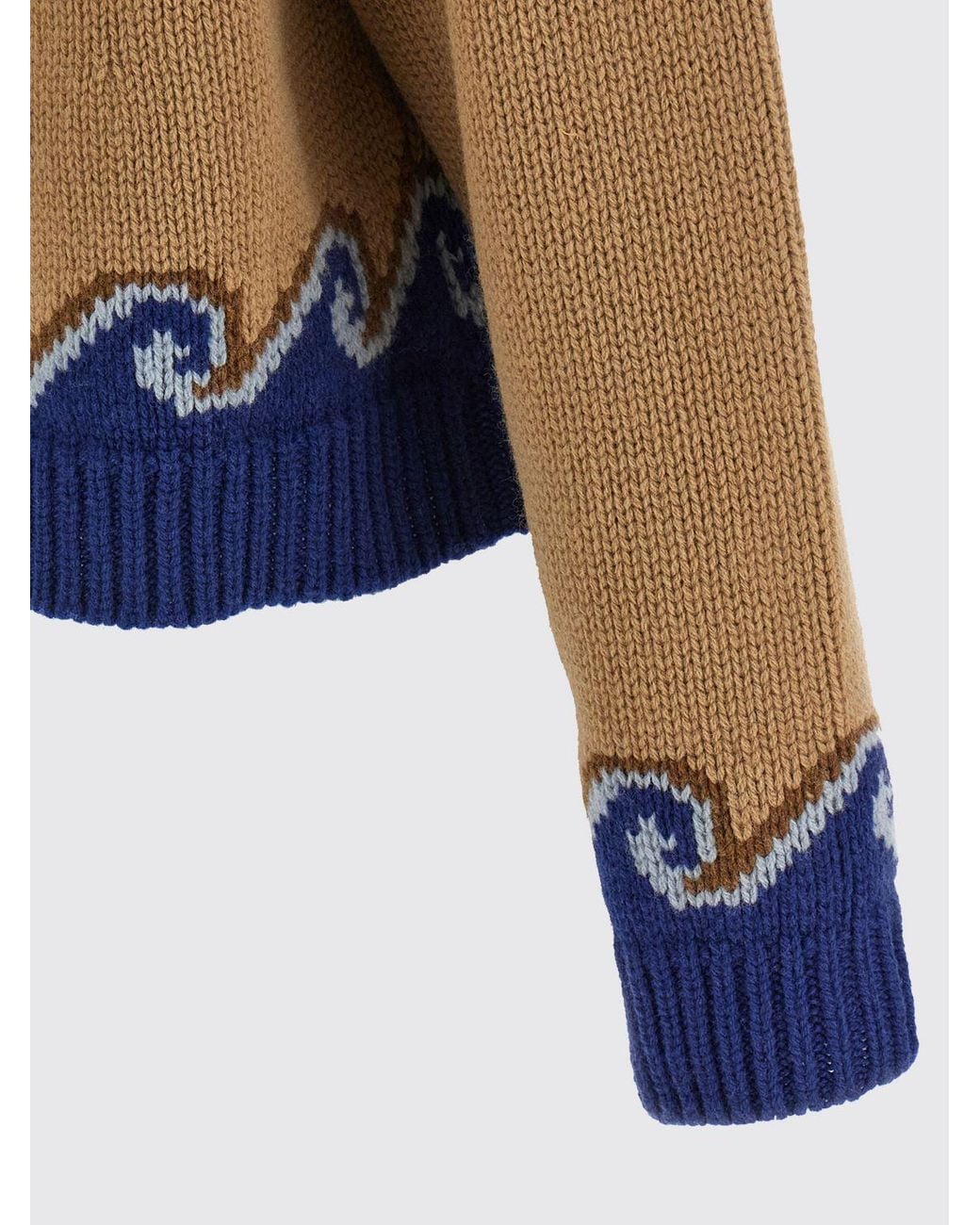 Alanui Blue Turtleneck Sweater