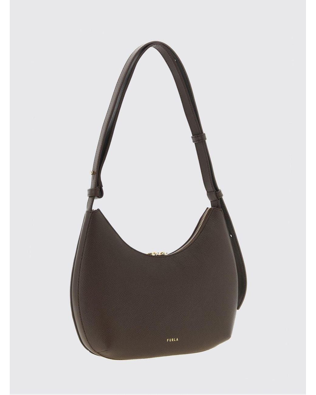 Furla White Goccia S Shoulder Bag
