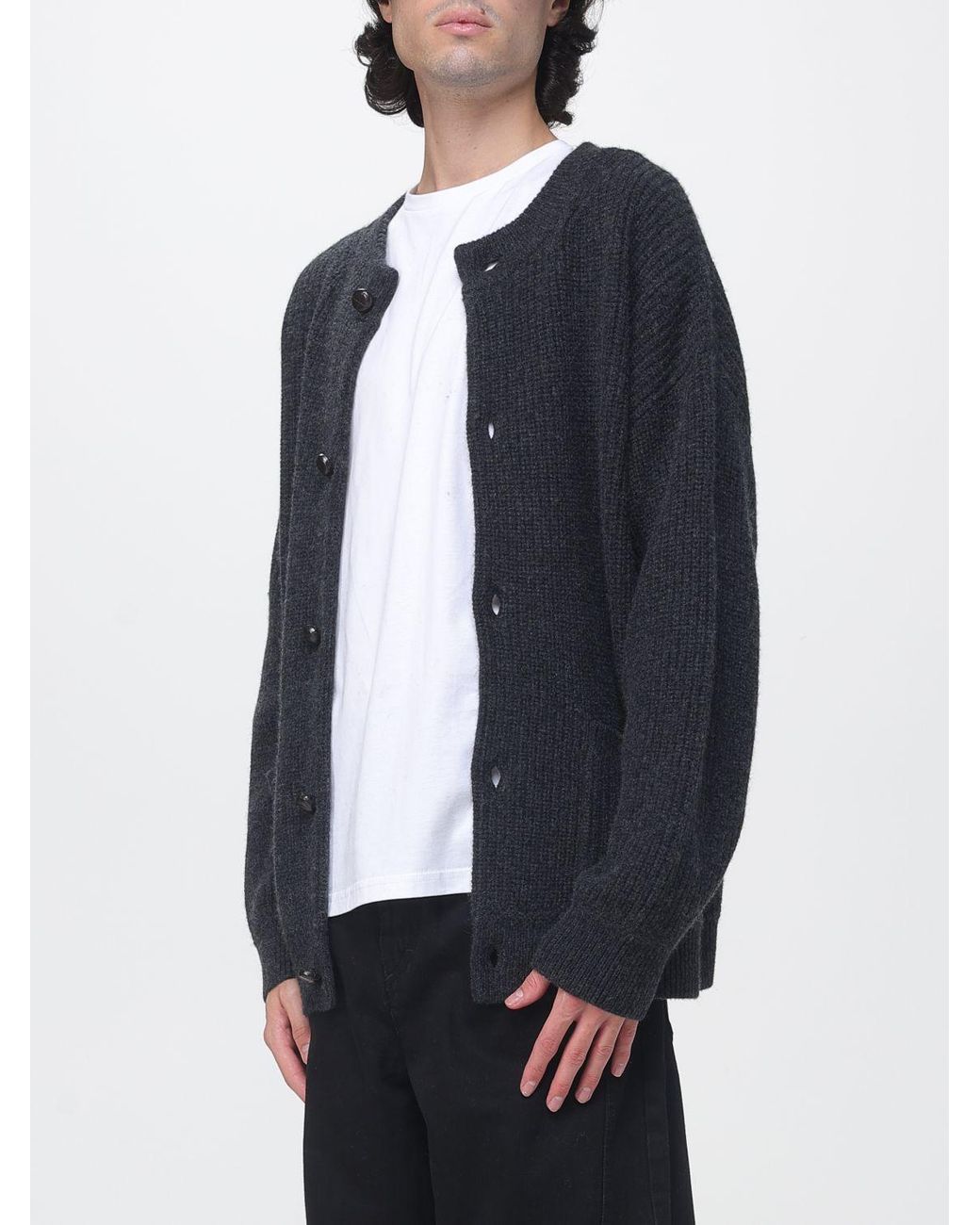 Isabel Marant Blue Dropped-Shoulder Merino Wool And Cashmere Blend Cardigan for men