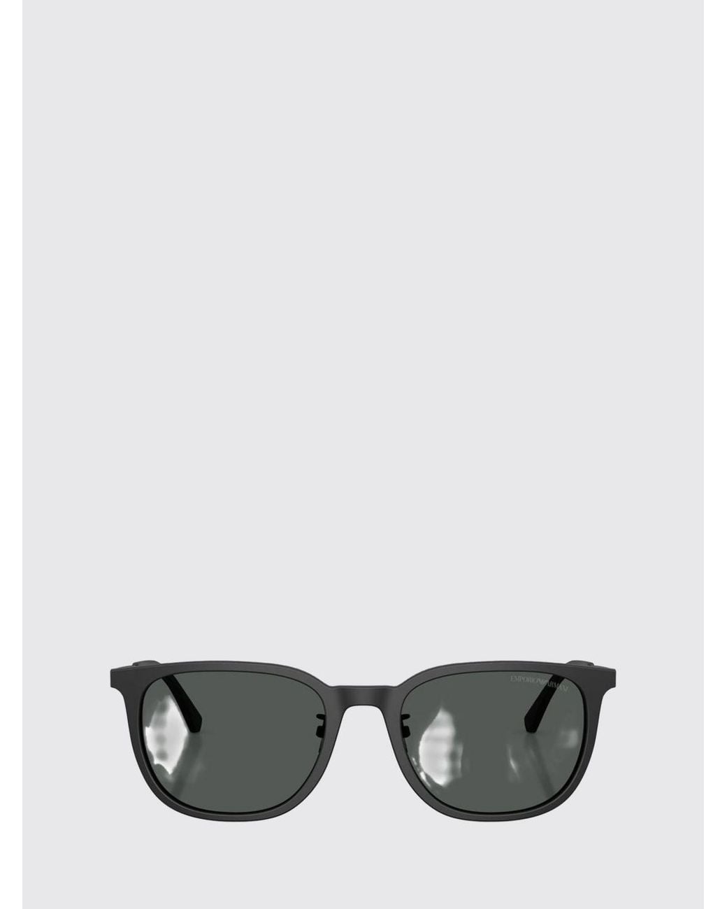 Emporio Armani Gray Aviator Sunglasses for men