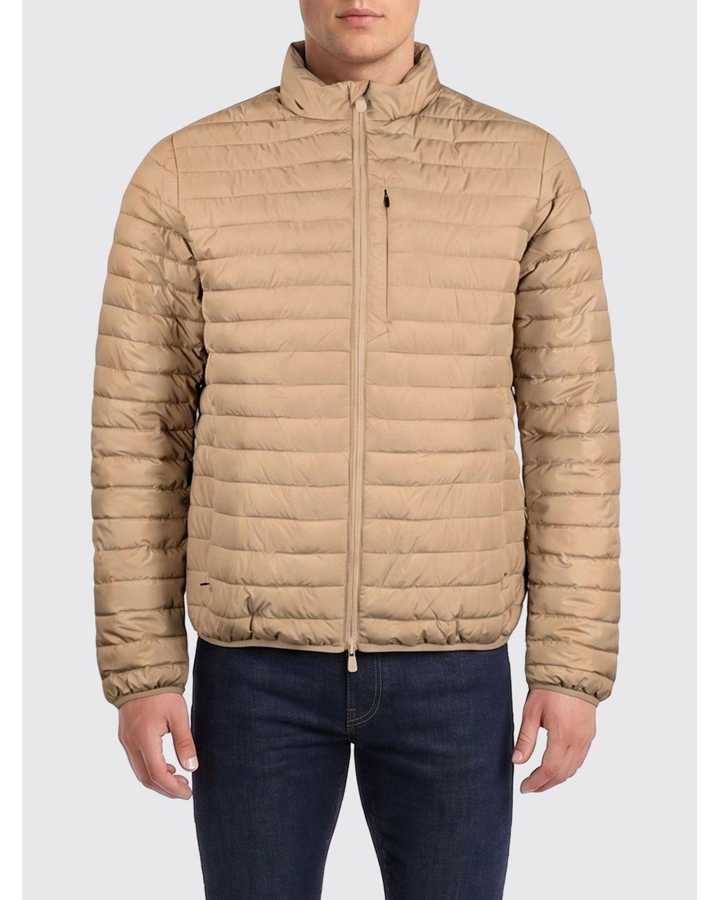 Save The Duck Blue Erion Padded Nylon Down Jacket for men