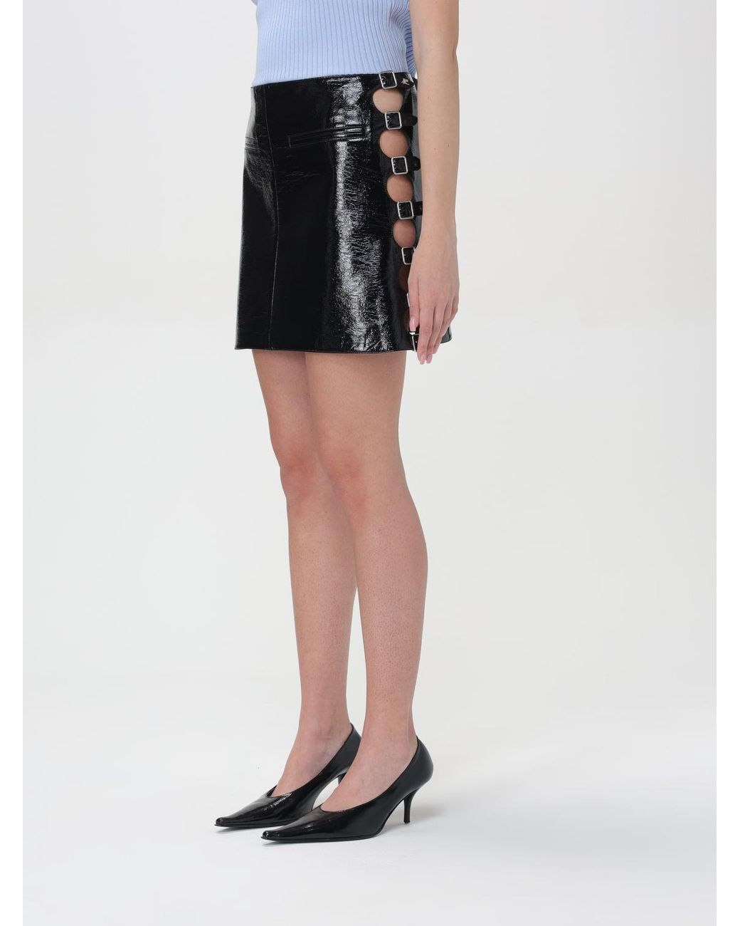 Courreges Black Skirt Courrèges