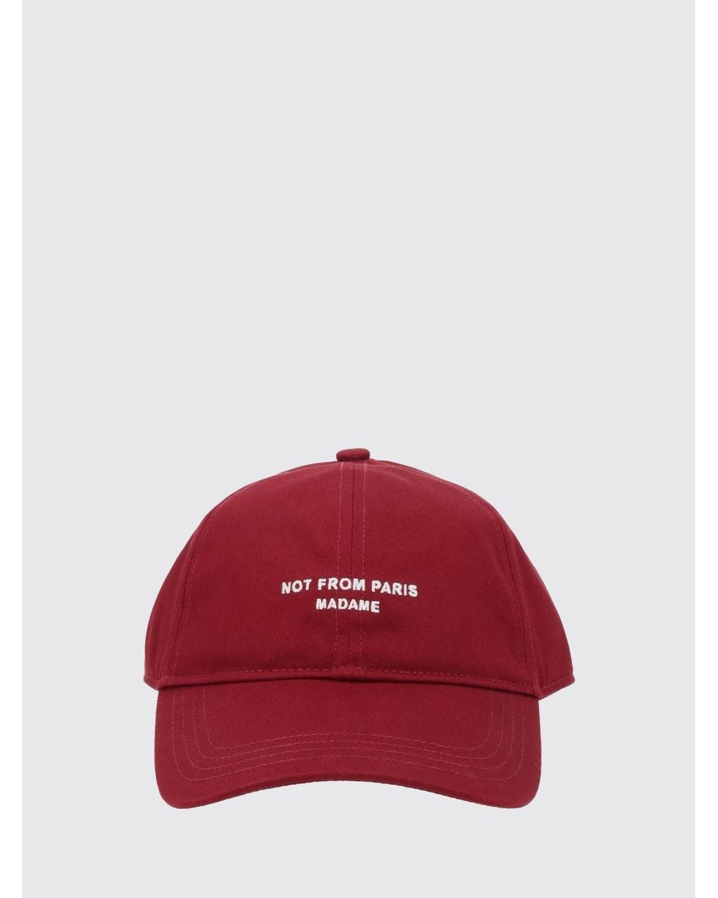 Drole de Monsieur Cotton Twill Baseball Cap With Embroidered Logo for men