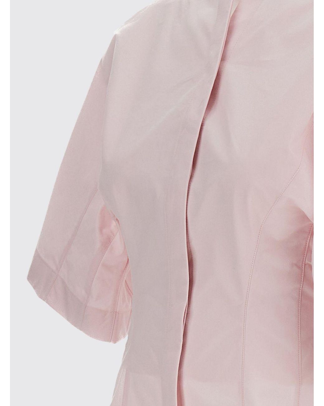 Jacquemus Pink Moisson Cotton Poplin Shirt