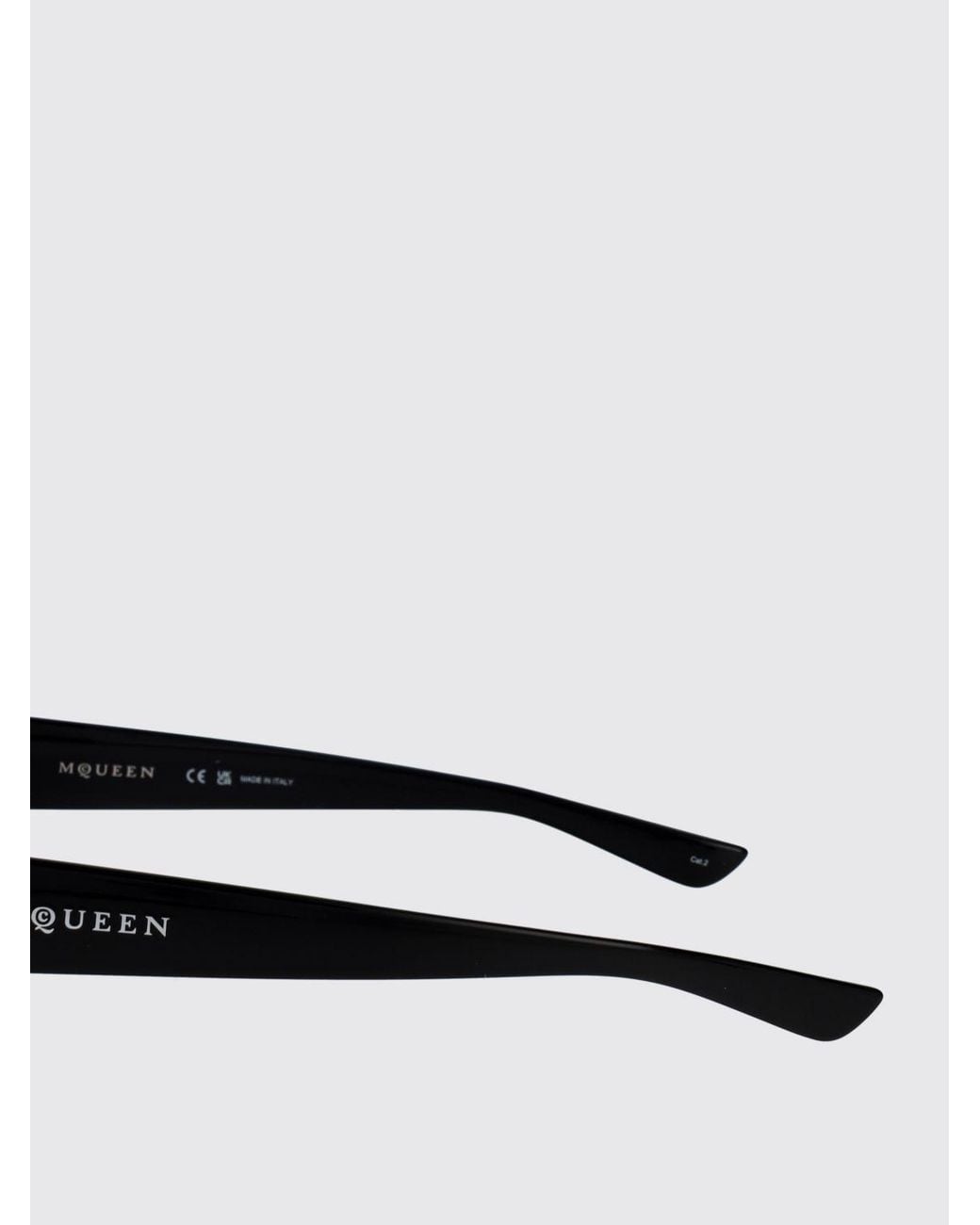McQueen White Am0527S Acetate Sunglasses