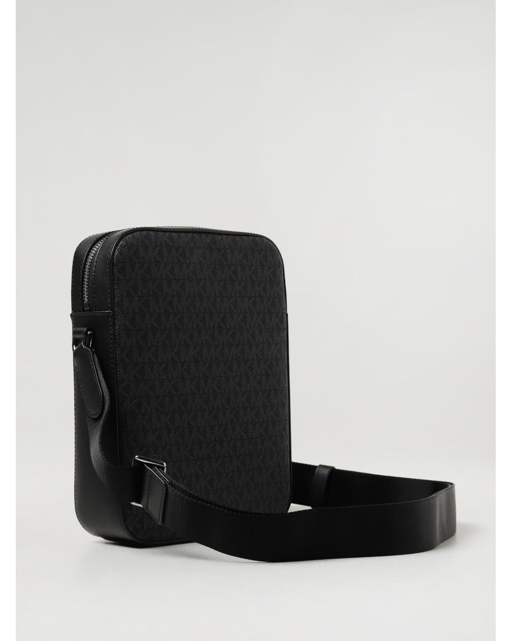 Michael Kors Black Henry Logo-print Flight Bag for men