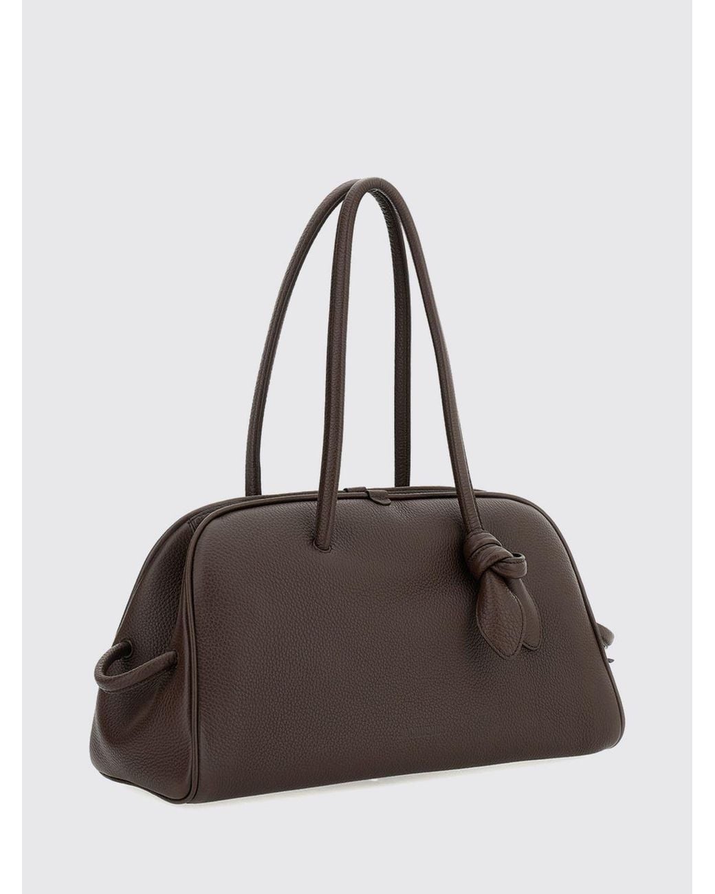 Jacquemus Brown Le Turismo Grained Leather Shoulder Bag With Embossed Logo for men