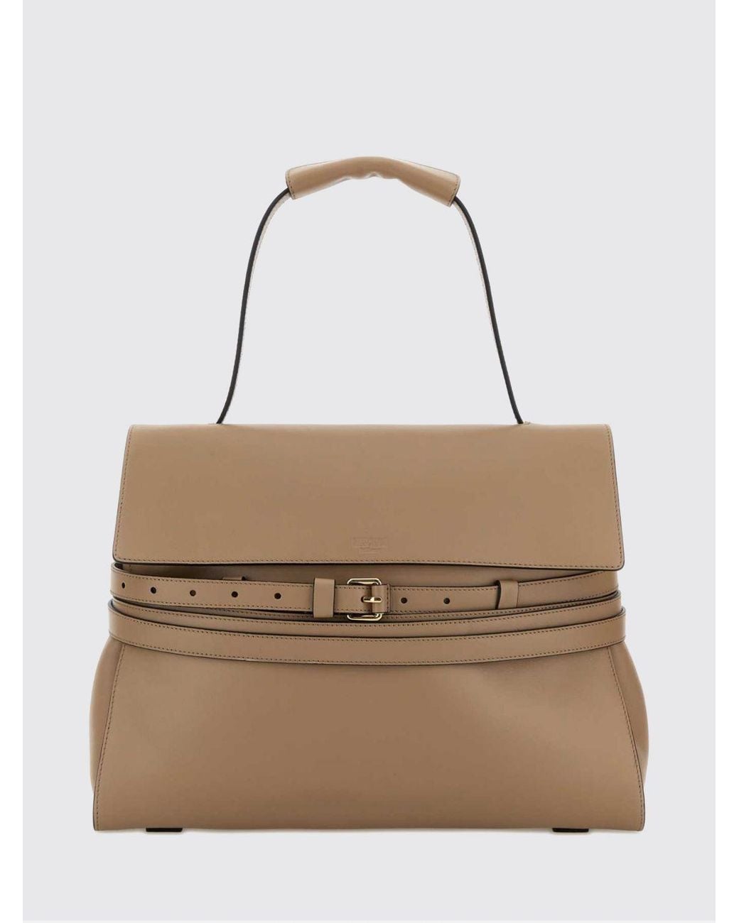 Moschino Couture Natural Tie Me Leather Bag