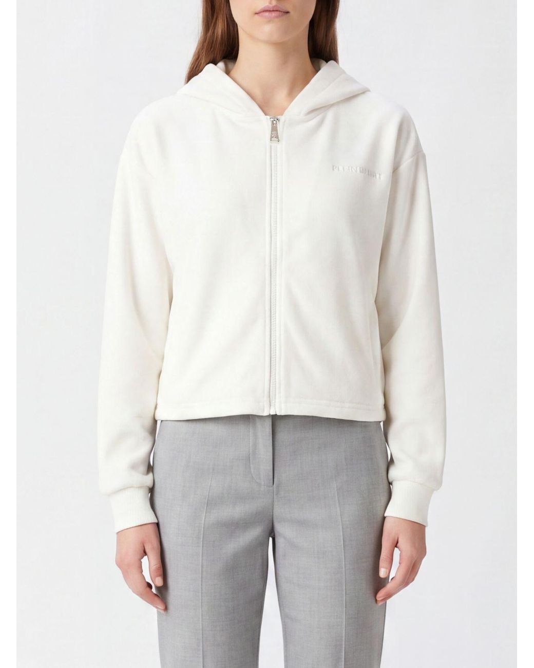 Philipp Plein White Sweatshirt