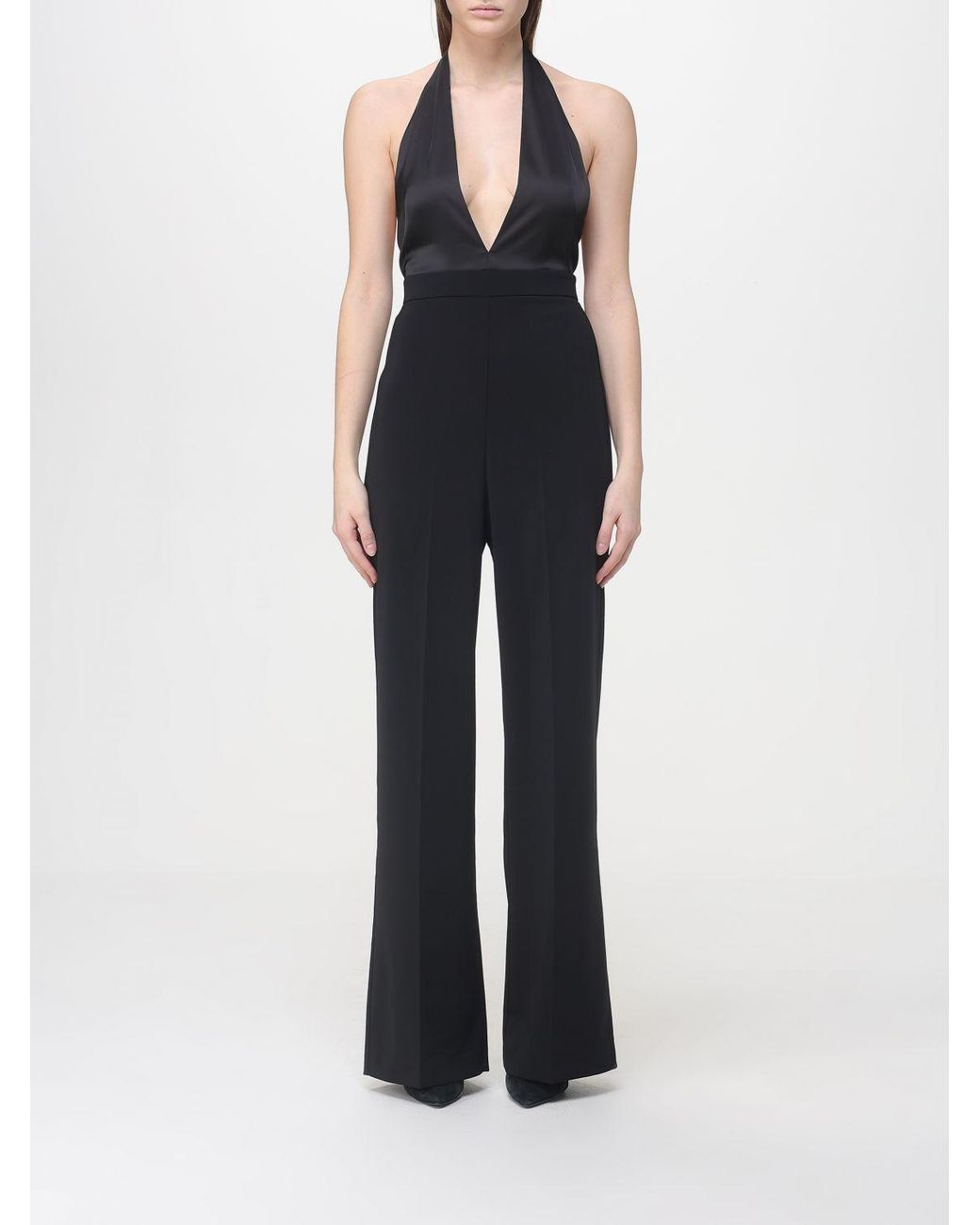 Patrizia Pepe Black Crêpe Jumpsuit