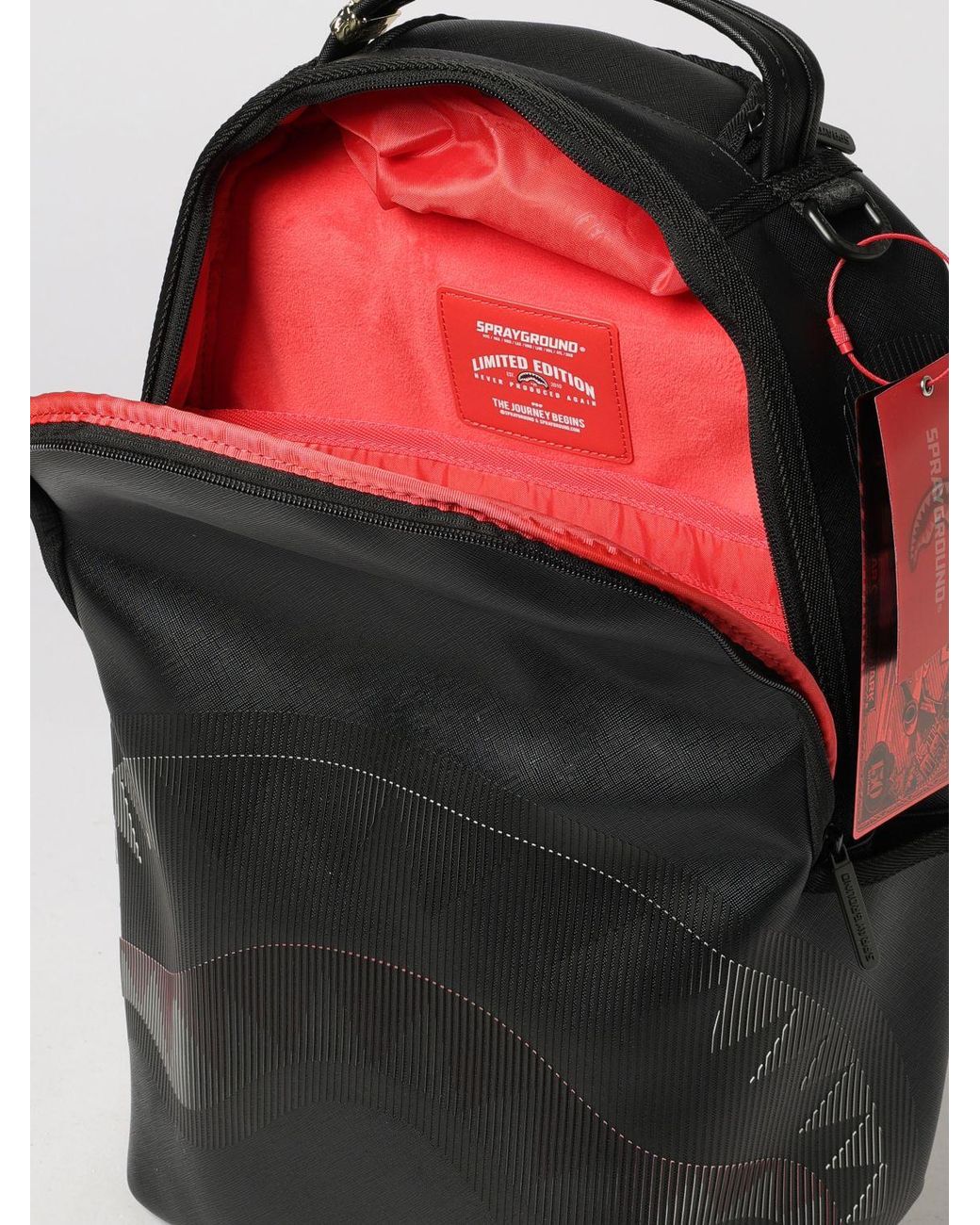 Sprayground Black Backpack for men