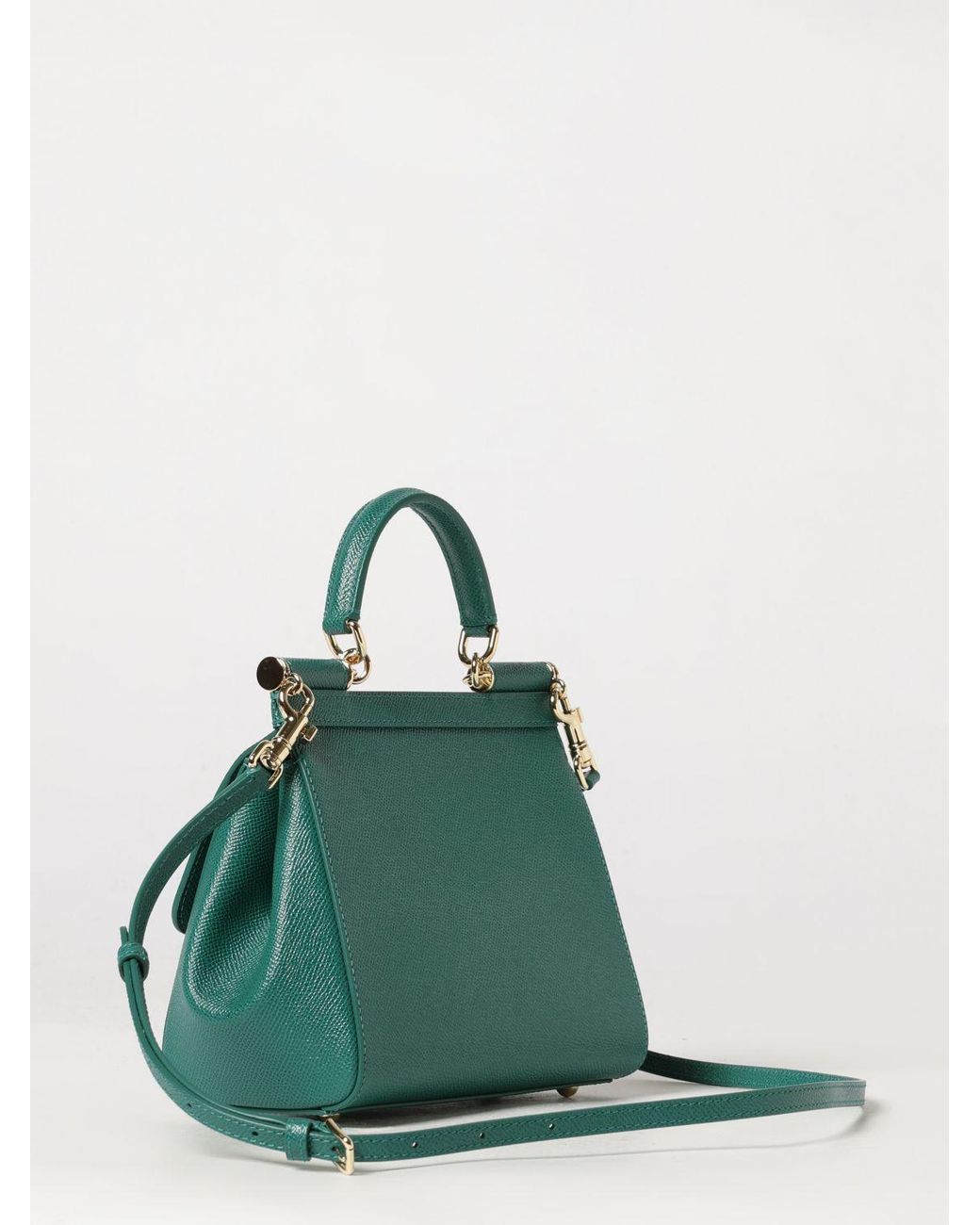 Dolce & Gabbana Green Dolce &Amp Gabbana Sicily Mini Handbag