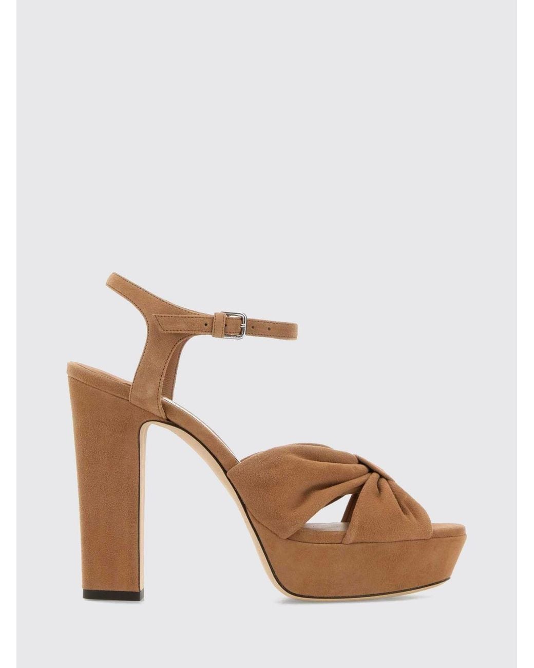 Jimmy Choo White Heeled Sandal
