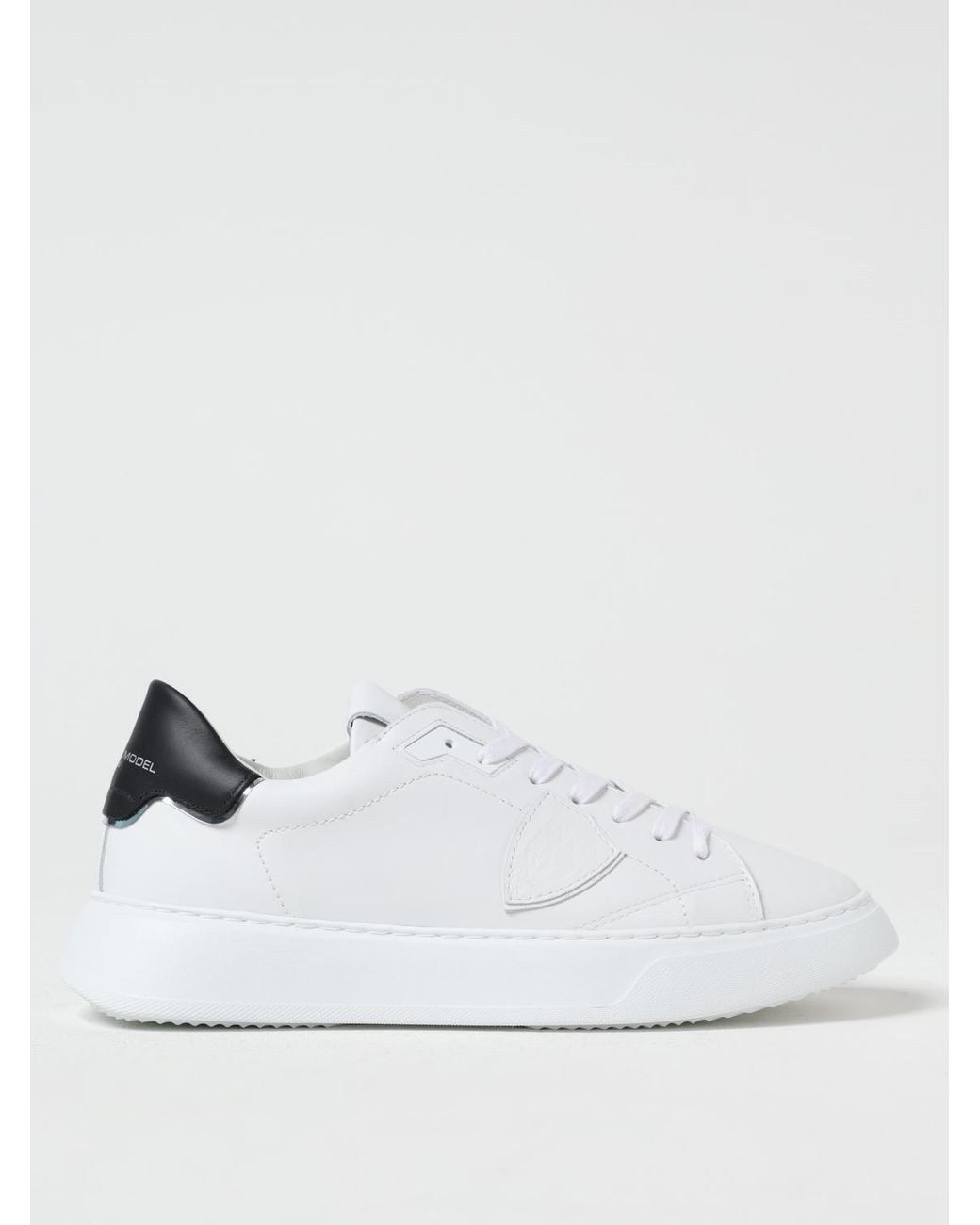 Philippe Model White Temple Leather Sneakers for men