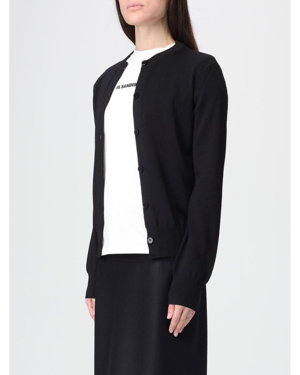 Jil Sander Black Cardigan