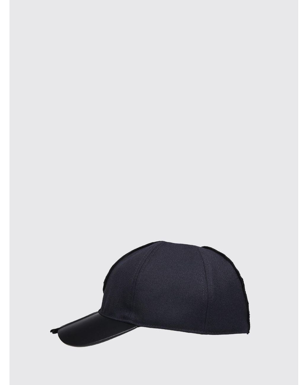 Comme des Garçons Blue Asymmetrical Wool-Blend Baseball Cap for men