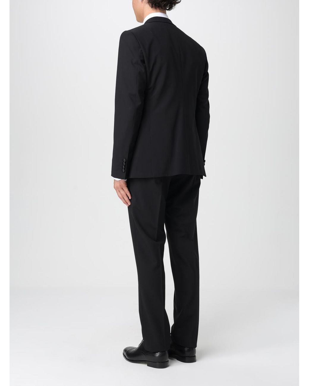 Emporio Armani Black Single-Breasted Suit for men