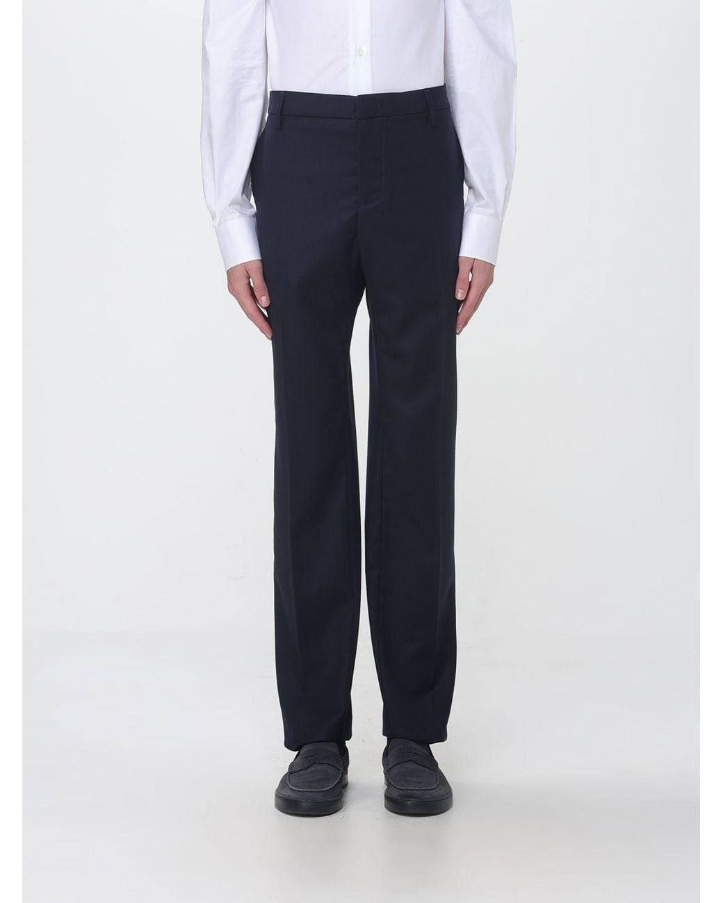 Dondup Blue Slim Fit Spiritissimo Chino Trousers for men