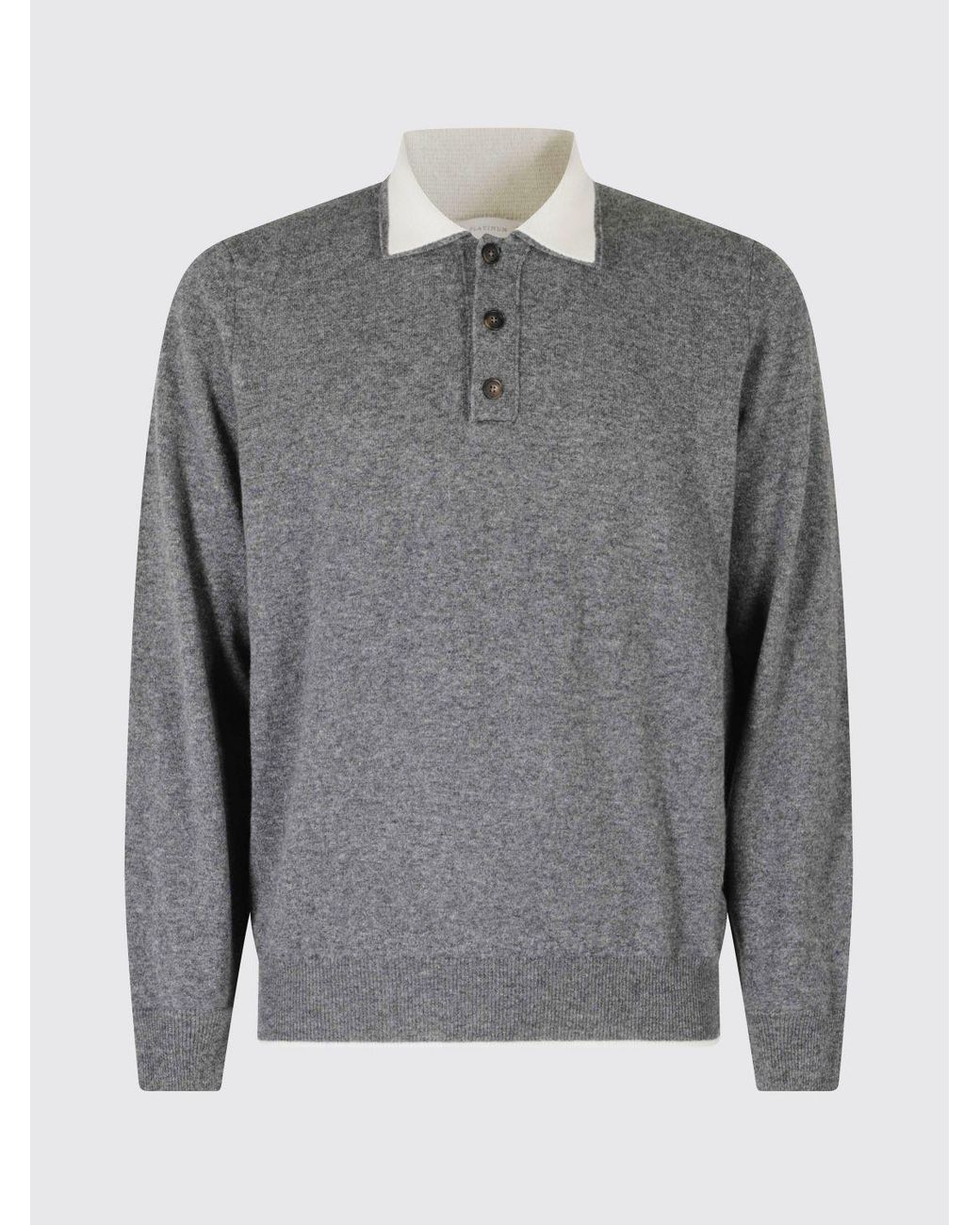 Eleventy Gray Polo Shirt for men