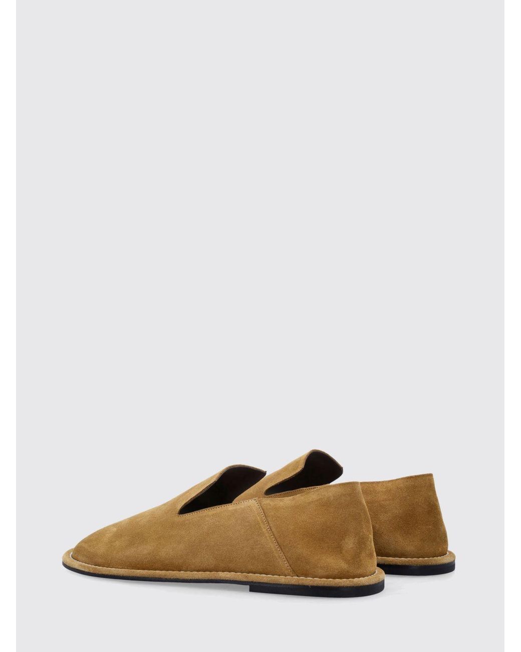 AMI Natural Suede Loafers