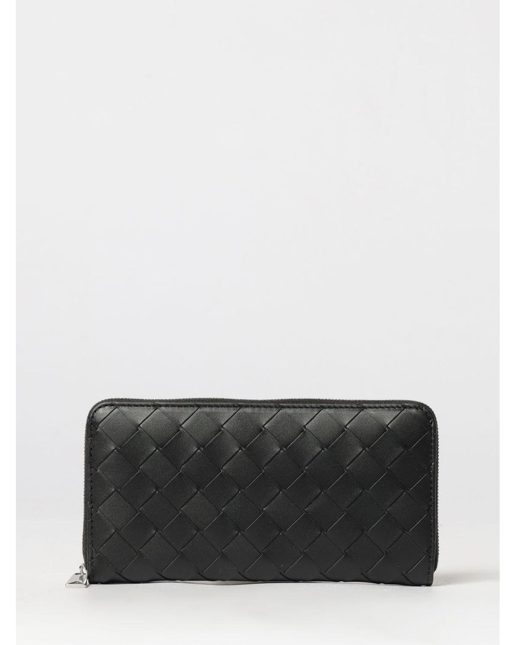 Bottega Veneta Gray Continental Zip-Around Wallet for men