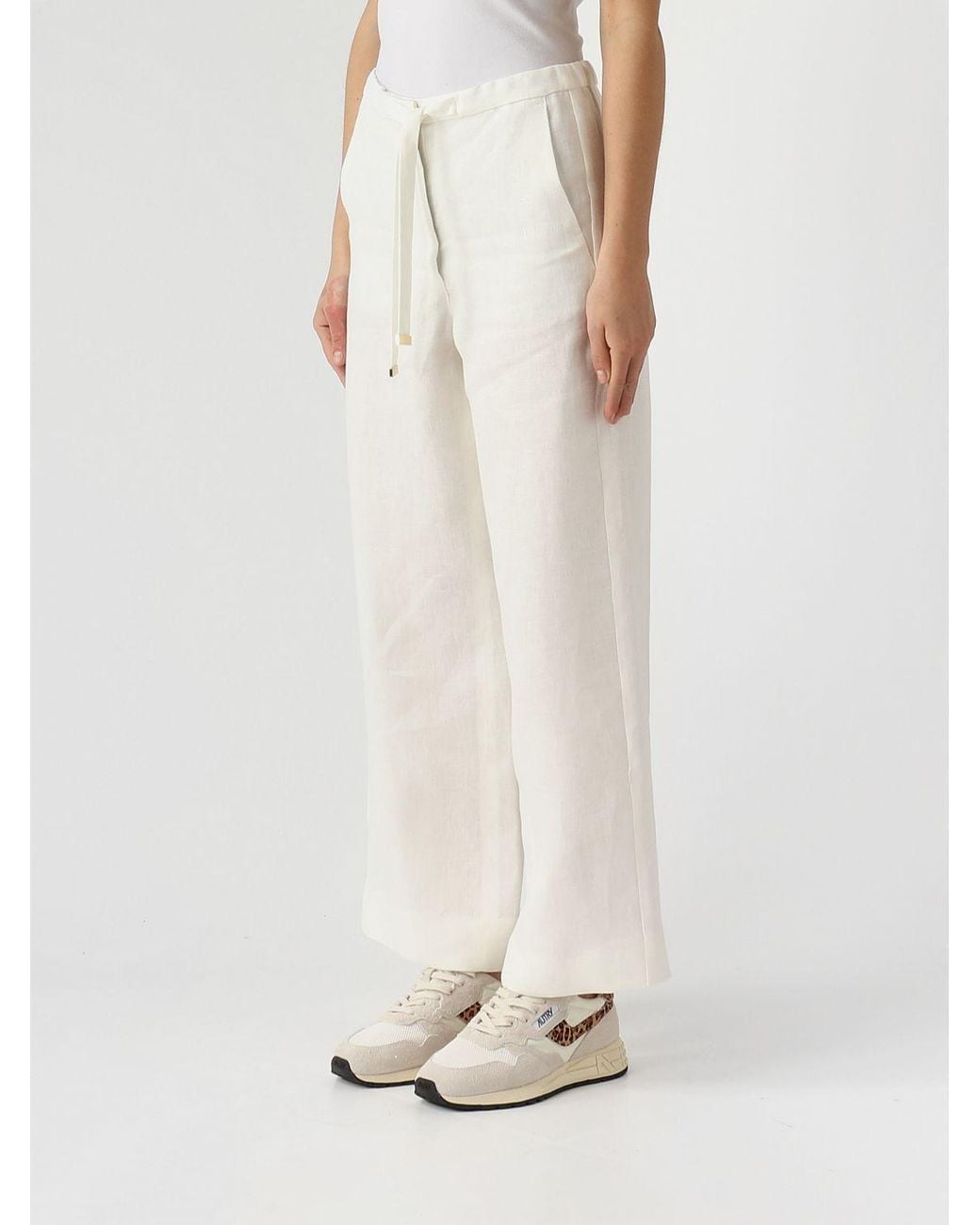 Max Mara White Pants
