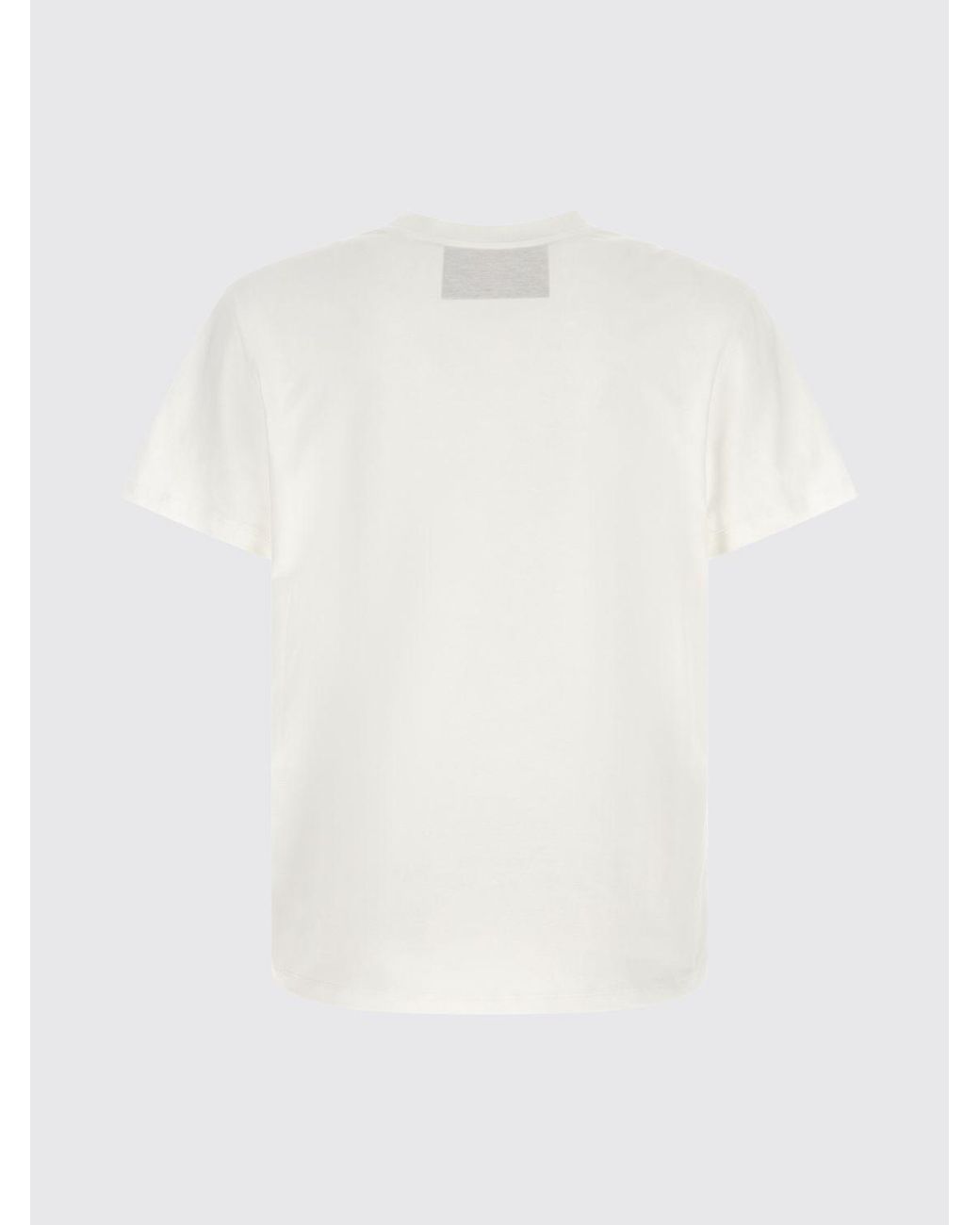 Valentino Garavani White Cotton T-Shirt With Pocket And Vlogo Signature for men